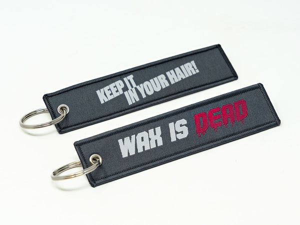 FLIGHT TAG KEY RING – WAX IS DEAD AUSTRALIA